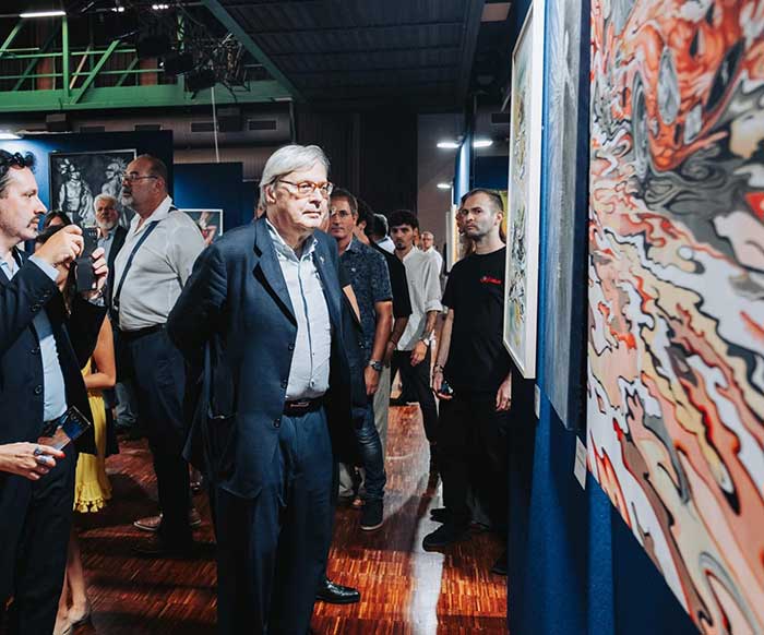 SGARBI ALLA SALAMOSTRE DI SANREMO